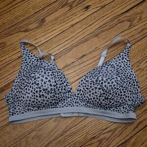 Ellen Tracy Bra – Black & White Leopard Print – Underwire – Size 36B